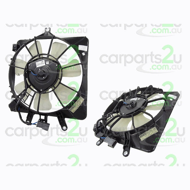 CONDENSER FAN ASSEMBLY TO SUIT HONDA JAZZ GD 5 DOOR HATCH 10/2004–9/2008