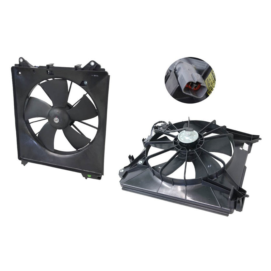 CONDENSER FAN ASSEMBLY TO SUIT HONDA ODYSSEY RB WAGON 6/2004–3/2009