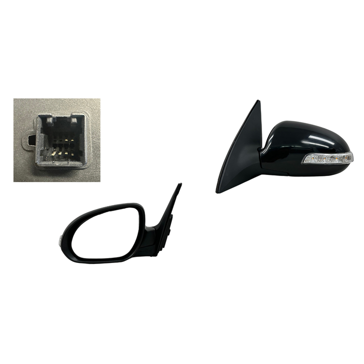 LEFT FRONT DOOR MIRROR TO SUIT HYUNDAI I30 FD 8/2007–4/2012