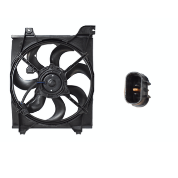 RADIATOR FAN ASSEMBLY TO SUIT KIA RIO JB 5/2005–6/2011