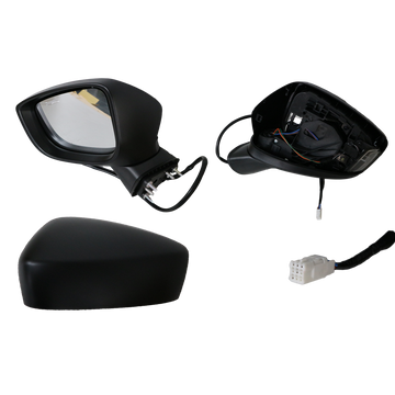LEFT FRONT DOOR MIRROR TO SUIT MAZDA 2 DJ 10/2014–3/2017