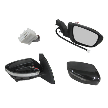 RIGHT FRONT DOOR MIRROR TO SUIT NISSAN QASHQAI J11 6/2014–6/2022