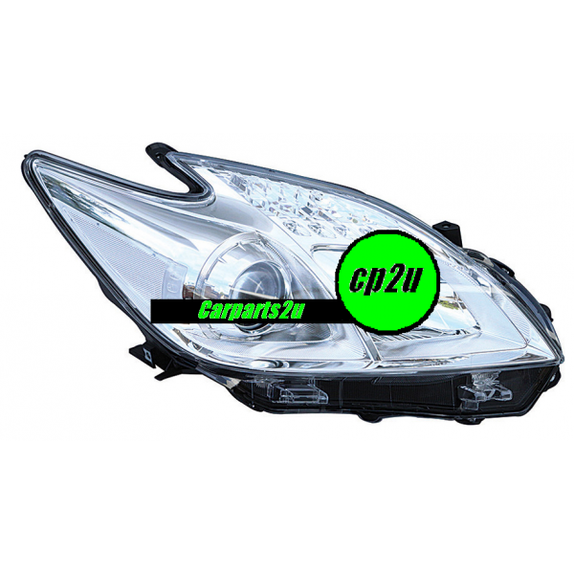 RIGHT HEAD LIGHT TO SUIT TOYOTA PRIUS ZVW30 1/2012–2/2016