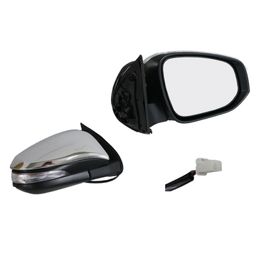 RIGHT FRONT DOOR MIRROR TO SUIT TOYOTA HILUX 5/2015–5/2020