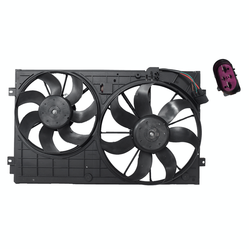 RADIATOR FAN ASSEMBLY TO SUIT AUDI A3 8P 6/2004–7/2008