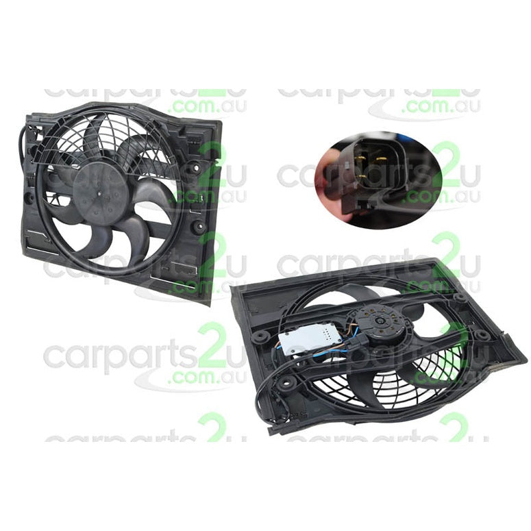 CONDENSER FAN ASSEMBLY TO SUIT BMW 3 SERIES E46 8/1998–8/2006