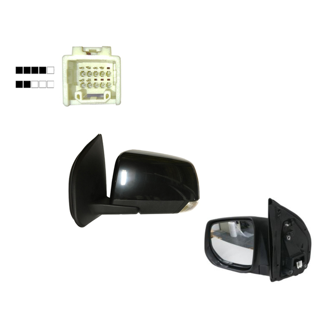 LEFT FRONT DOOR MIRROR TO SUIT HOLDEN COLORADO RG 6/2012–9/2016