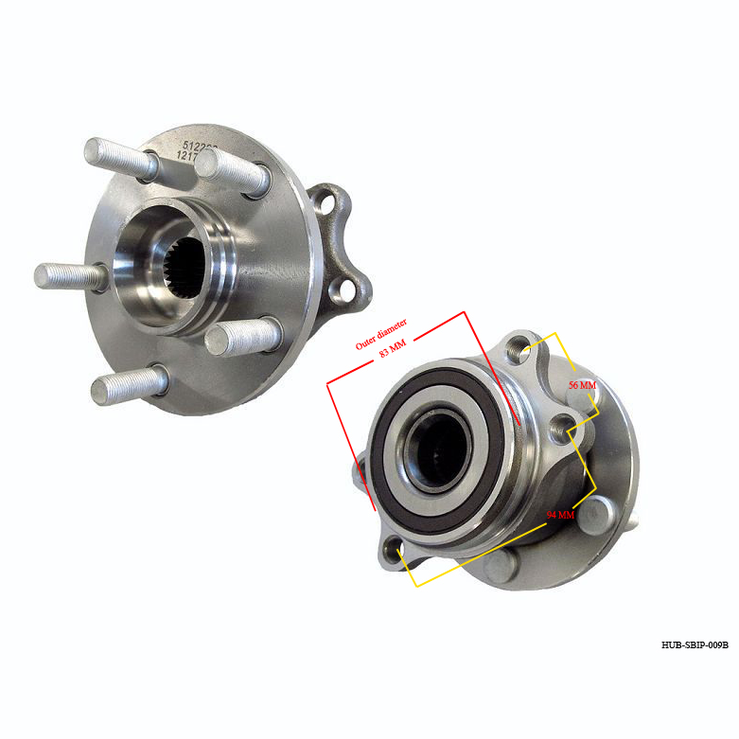 REAR WHEEL HUB TO SUIT SUBARU IMPREZA G5 1/2017–CURRENT