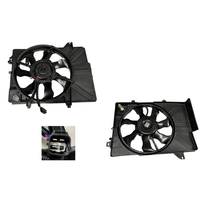 RADIATOR FAN ASSEMBLY TO SUIT HYUNDAI GETZ TB 9/2005–1/2011