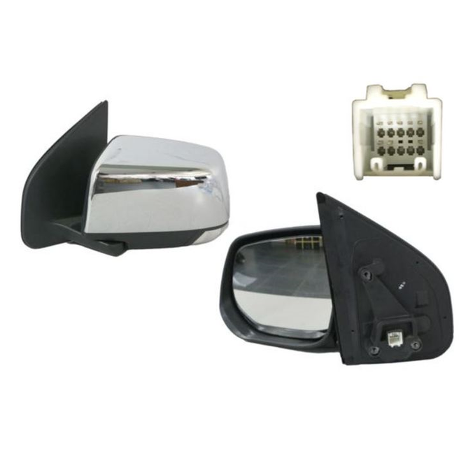 LEFT FRONT DOOR MIRROR TO SUIT ISUZU MU-X SERIES 11/2013–1/2017