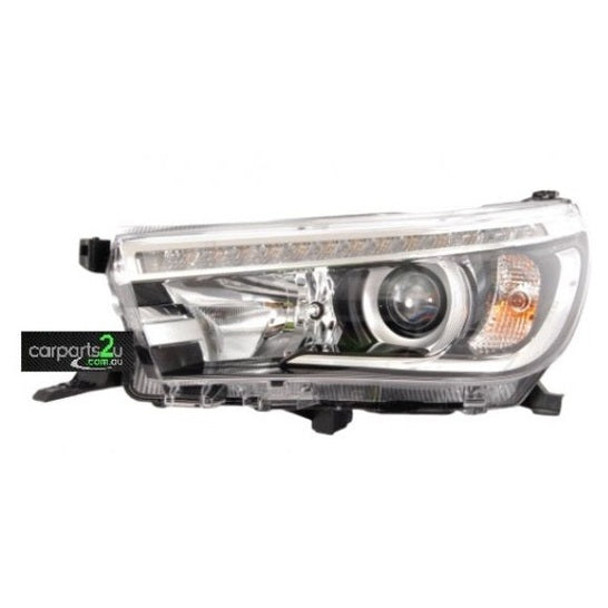 LEFT HEAD LIGHT TO SUIT TOYOTA HILUX UTILITY SR5 ROGUE RUGGED X 5/2015–5/2020