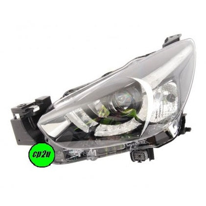 LEFT HEAD LIGHT TO SUIT MAZDA 2 DJ GENKI 4/2017–9/2019