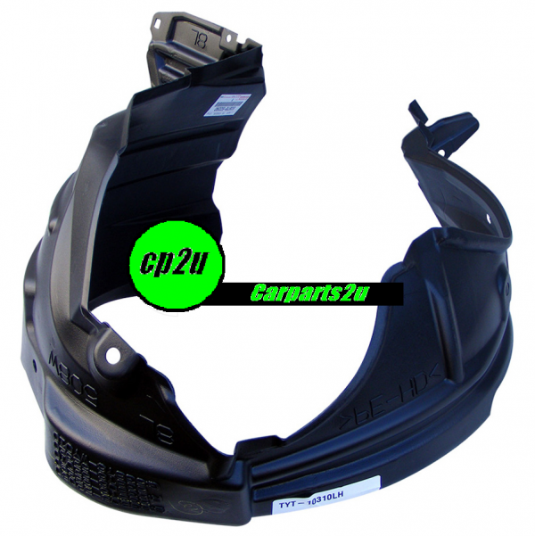 LEFT INNER GUARD LINER TO SUIT TOYOTA YARIS HATCH 8/2011–7/2014