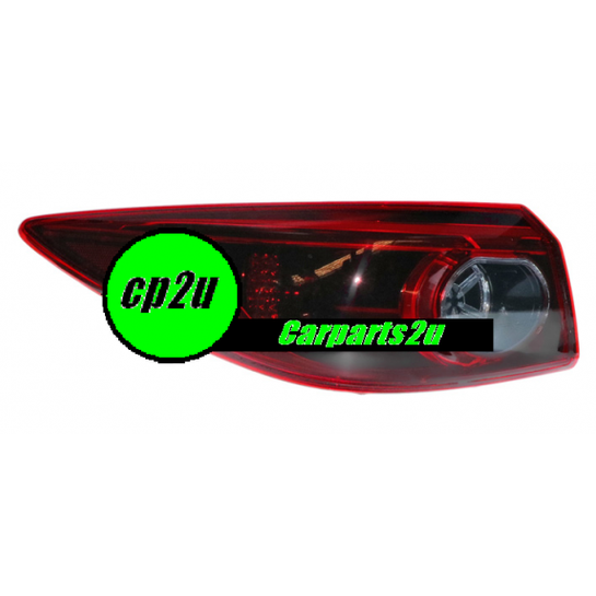 LEFT TAIL LIGHT TO SUIT MAZDA 3 BM SEDAN 1/2014–7/2016