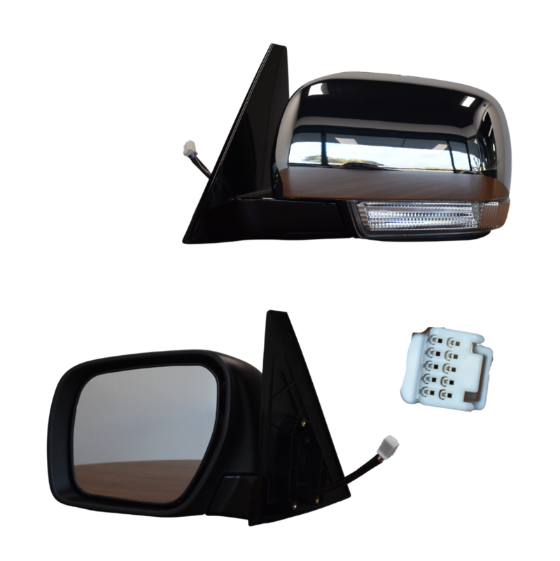 LEFT FRONT DOOR MIRROR TO SUIT MITSUBISHI PAJERO NS NT NW NX 7/2006–9/2011