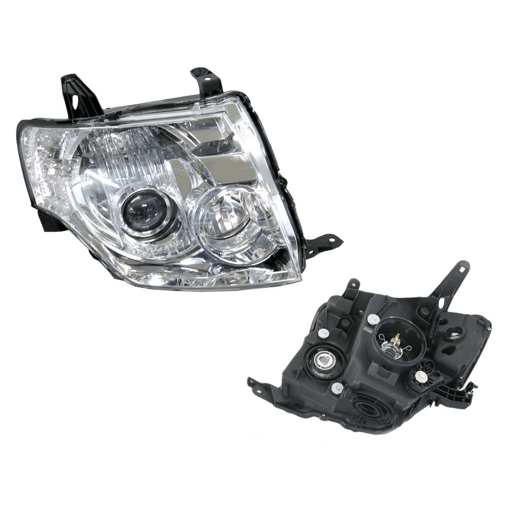 RIGHT HEAD LIGHT TO SUIT MITSUBISHI PAJERO NS NT 7/2006–9/2011