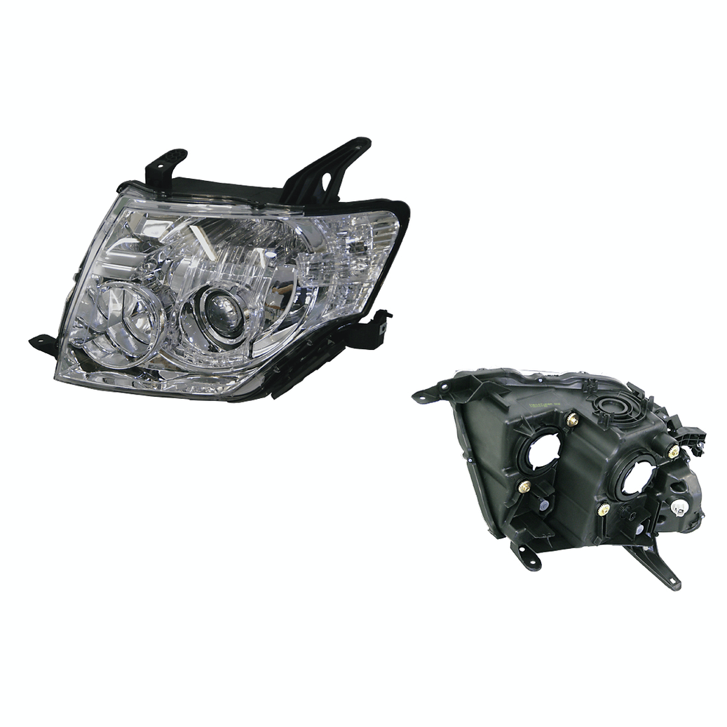 LEFT HEAD LIGHT TO SUIT MITSUBISHI PAJERO NS NT NW NX 7/2006–9/2011