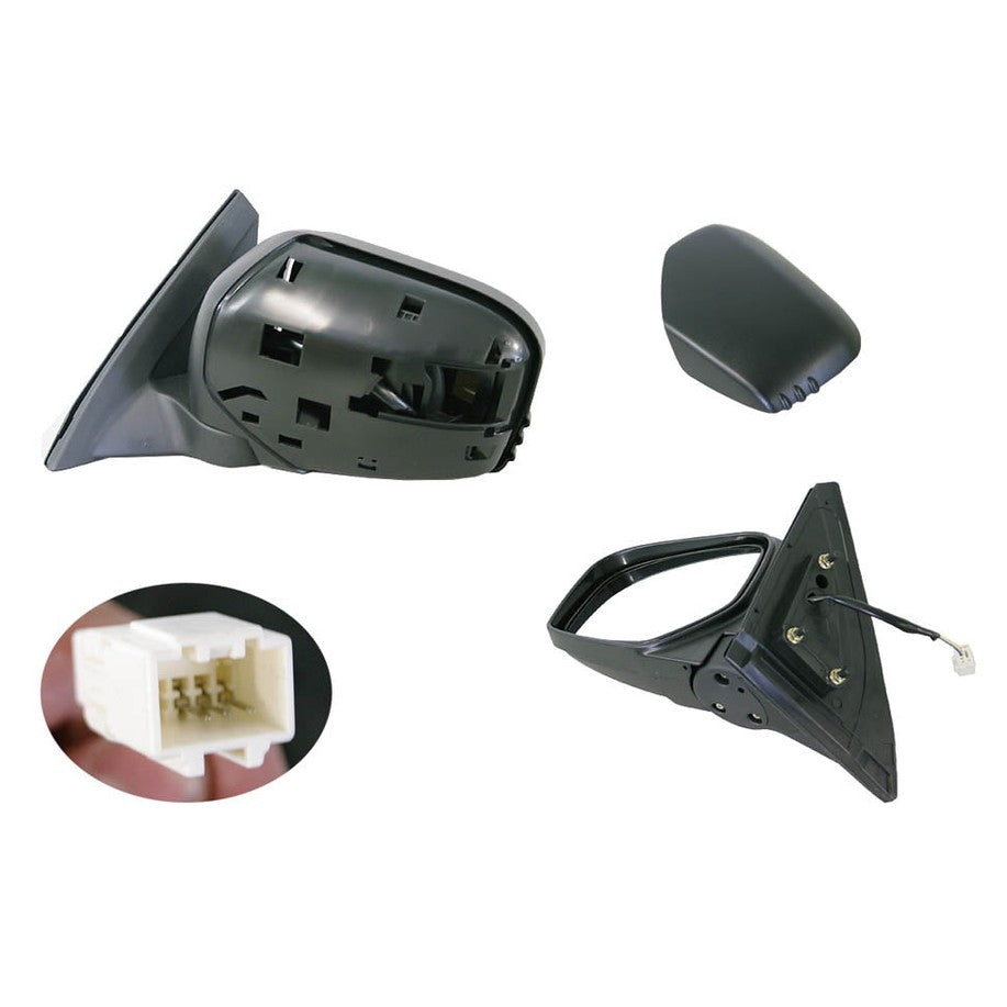 LEFT FRONT DOOR MIRROR TO SUIT MITSUBISHI TRITON ML MN UTILITY 6/2006–3/2015