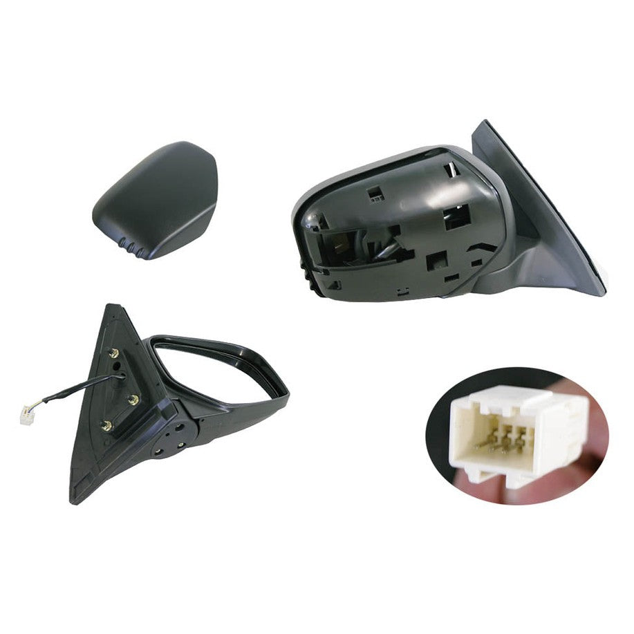 RIGHT FRONT DOOR MIRROR TO SUIT MITSUBISHI TRITON ML MN UTILITY 6/2006–3/2015