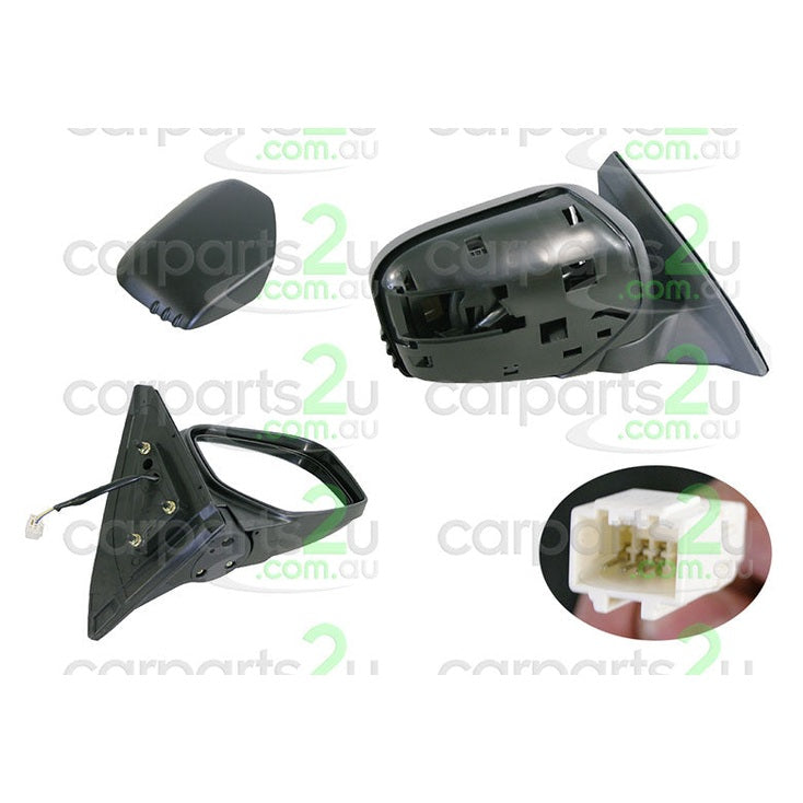 RIGHT FRONT DOOR MIRROR TO SUIT MITSUBISHI TRITON ML MN UTILITY 6/2006–3/2015