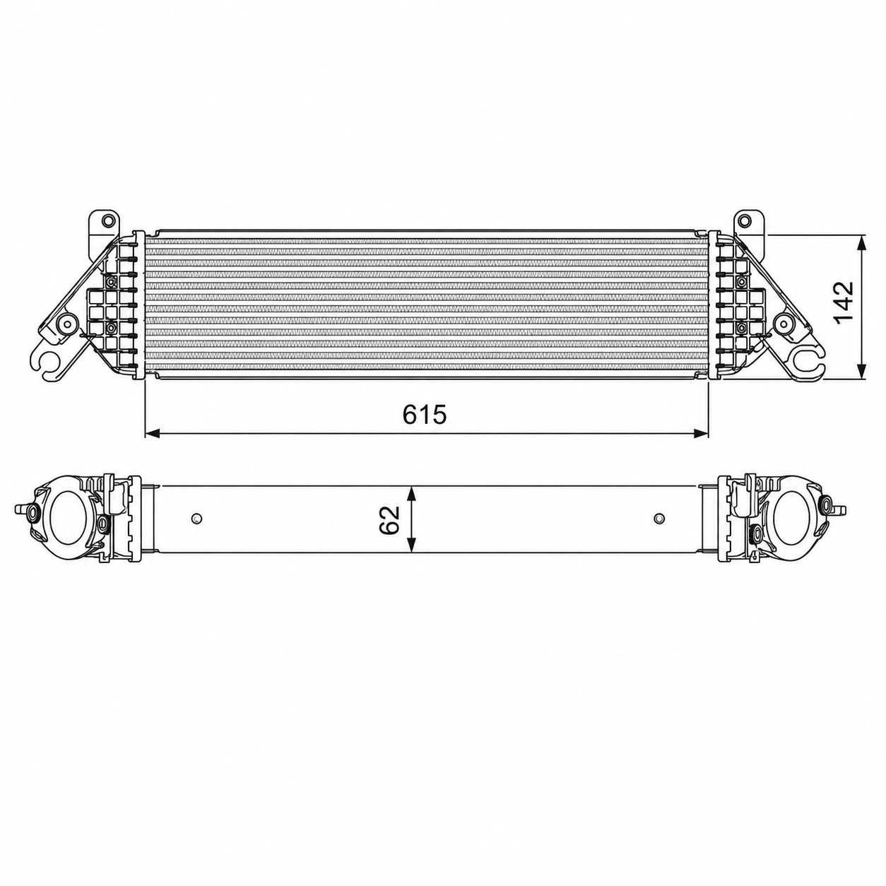 INTERCOOLER TO SUIT MAZDA CX-5 WAGON KF MODELS BETWEEN 1/2022-CURRENT