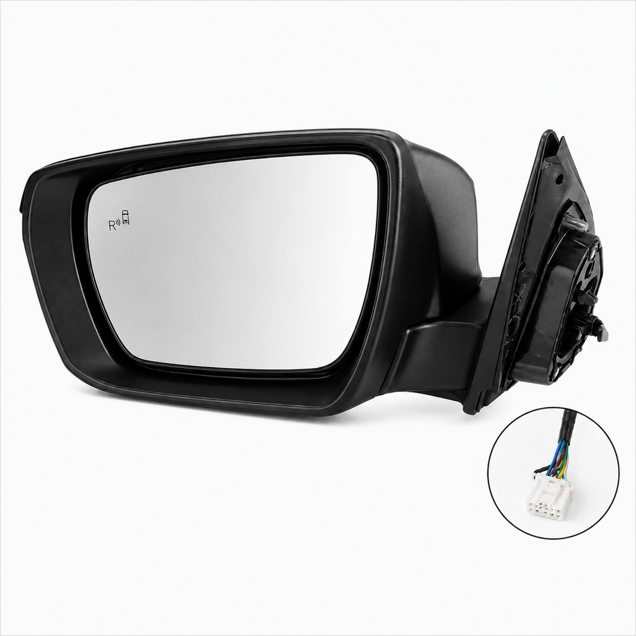 LEFT FRONT DOOR MIRROR TO SUIT MAZDA BT-50 UTE TF MODELS BETWEEN 7/2020-5/2024 (NO AUTO FOLD W/BLIND SPOT 7PINS)