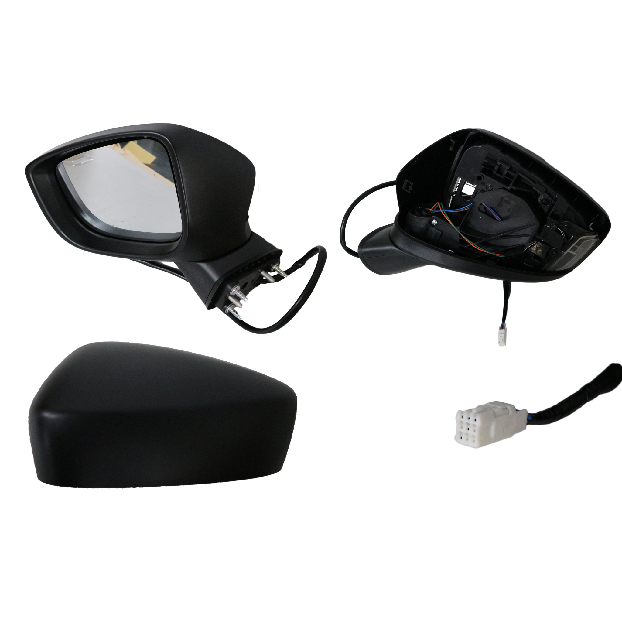 LEFT FRONT DOOR MIRROR TO SUIT MAZDA 2 DJ 10/2014–3/2017