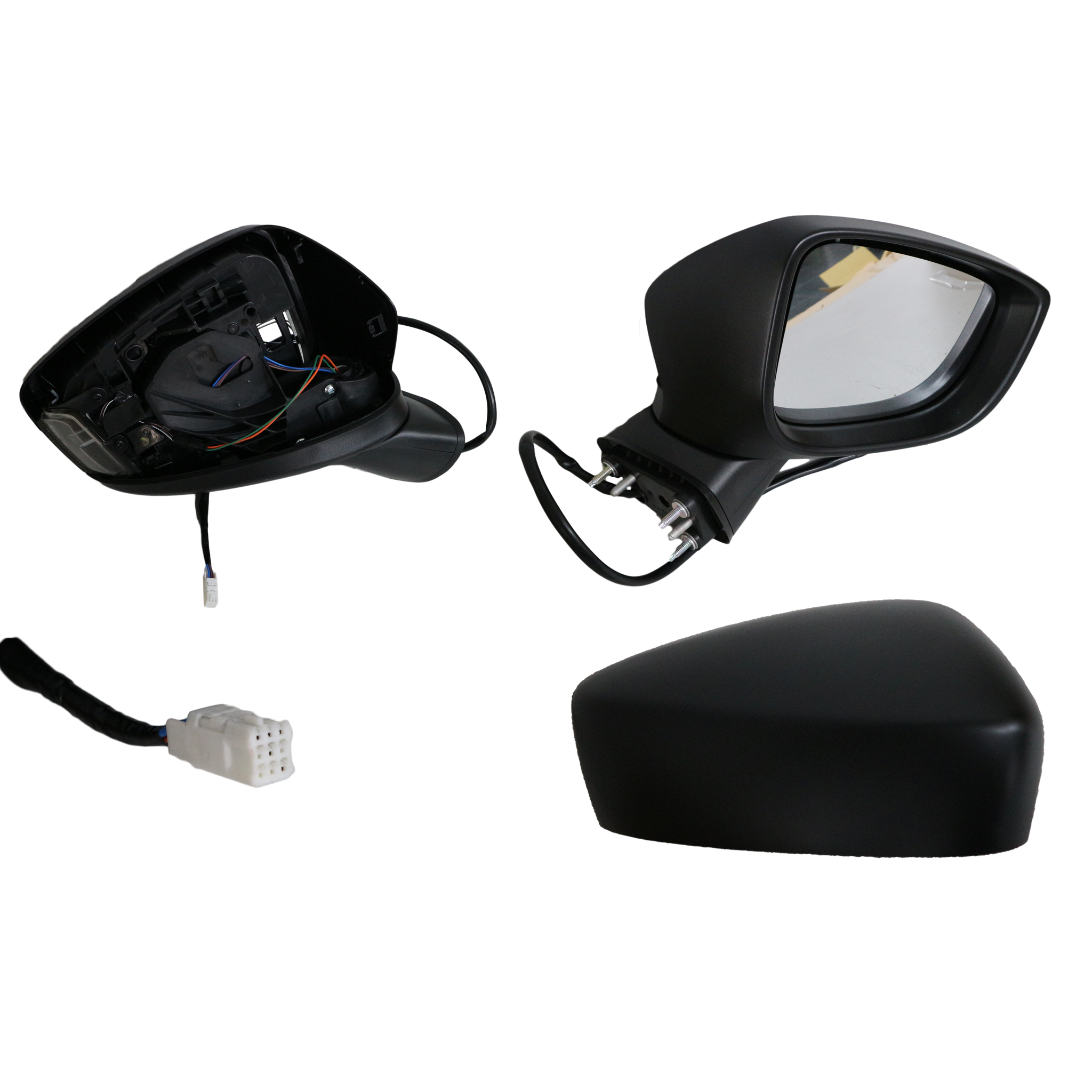 RIGHT FRONT DOOR MIRROR TO SUIT MAZDA 2 DJ 10/2014–3/2017