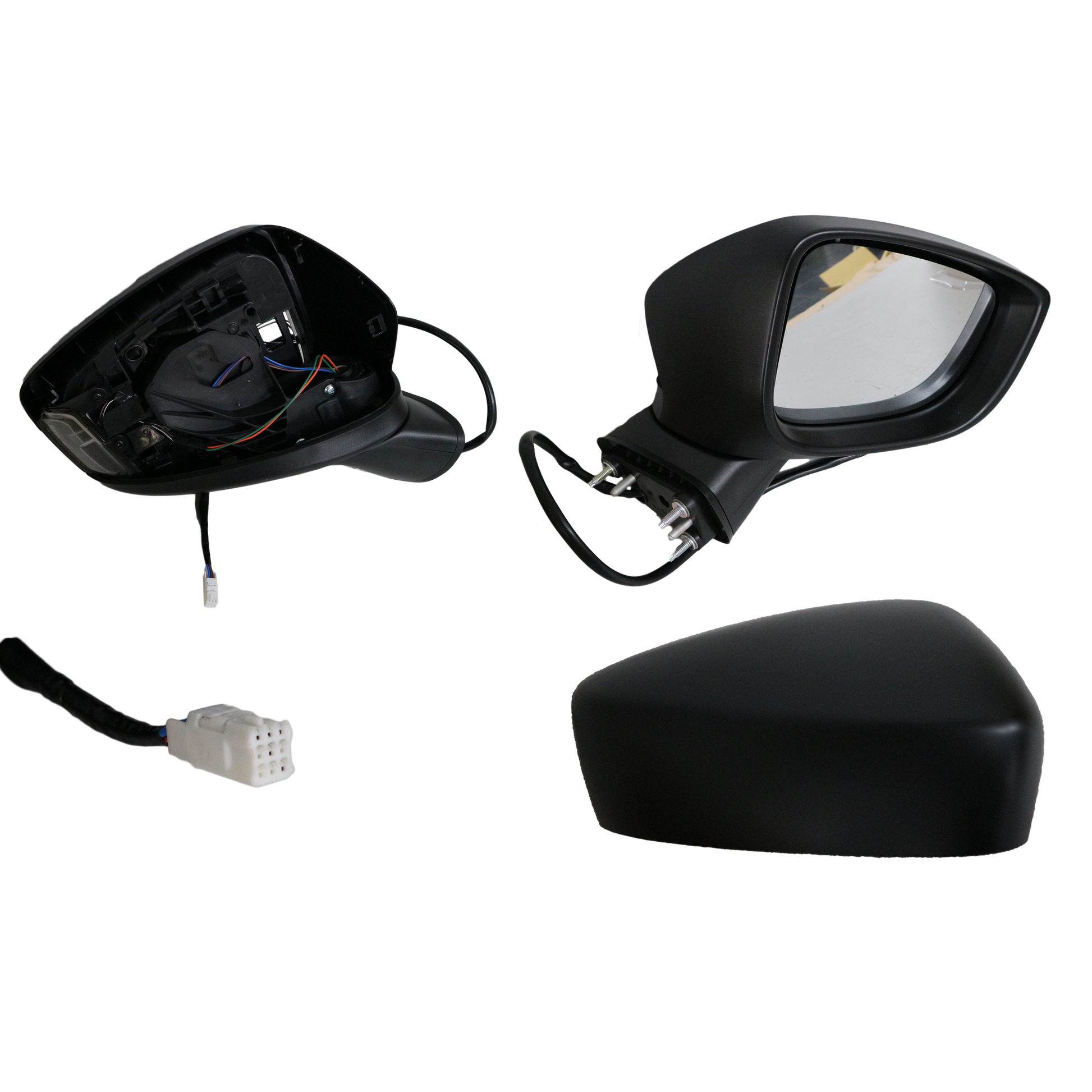 RIGHT FRONT DOOR MIRROR TO SUIT MAZDA 2 DJ 10/2014–3/2017