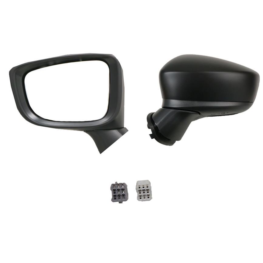 LEFT FRONT DOOR MIRROR TO SUIT MAZDA 3 BM 1/2014–7/2016