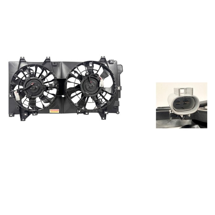 RADIATOR FAN ASSEMBLY TO SUIT MAZDA 3 BM BN 1/2014–7/2016