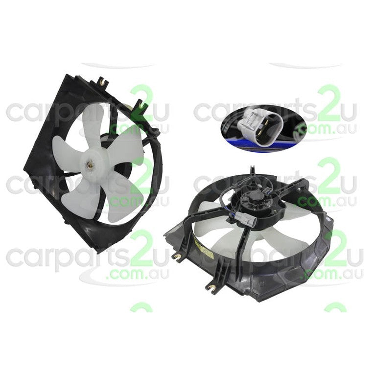 RADIATOR FAN ASSEMBLY TO SUIT MAZDA 323 BJ 8/1998–12/2003