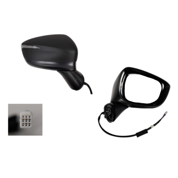 RIGHT FRONT DOOR MIRROR TO SUIT MAZDA CX-5 KE 1/2015–2/2017