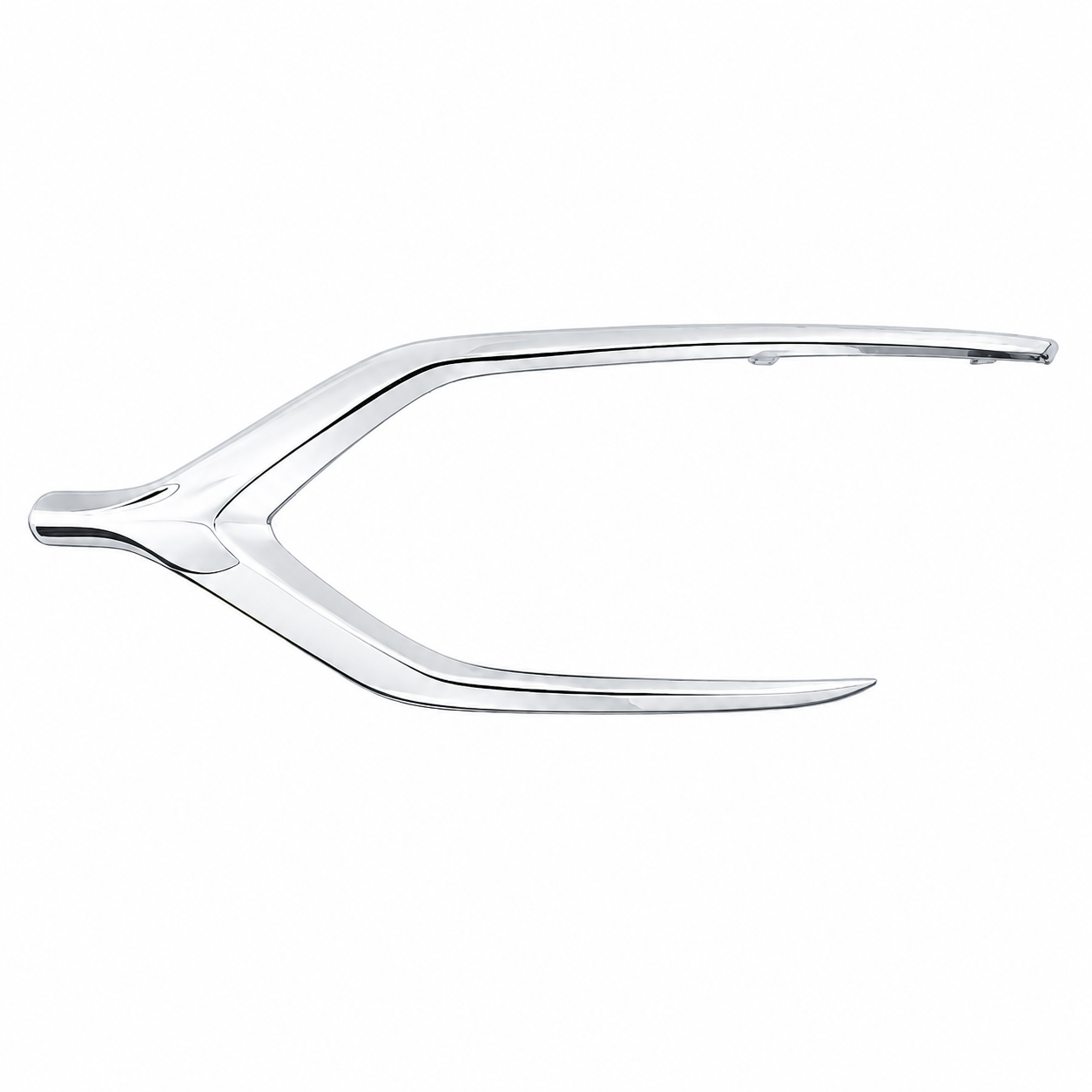 LEFT FRONT BAR MOULD TO SUIT MITSUBISHI MIRAGE LA MODELS BETWEEN 2/2016-1/2020 (CHROME)