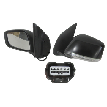 LEFT FRONT DOOR MIRROR TO SUIT NISSAN NAVARA D40M D40T 5/2005–4/2015