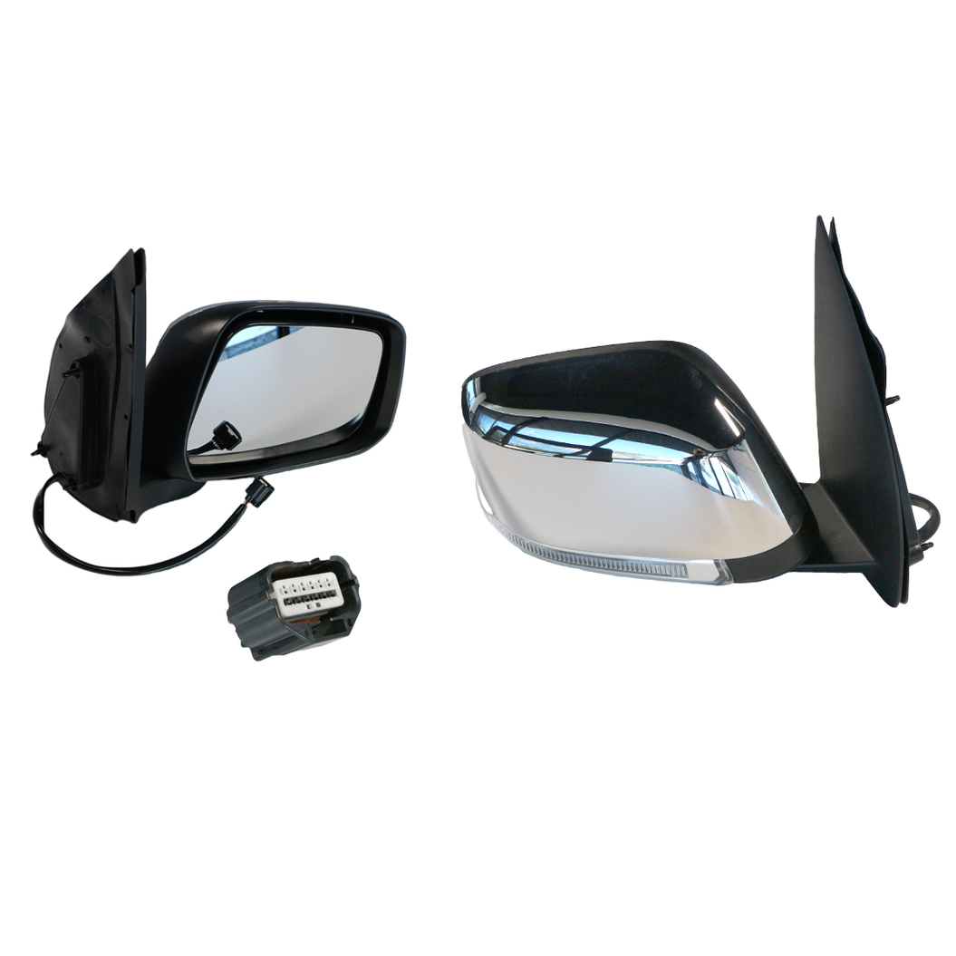 RIGHT FRONT DOOR MIRROR TO SUIT NISSAN NAVARA D40M D40T 5/2005–4/2015