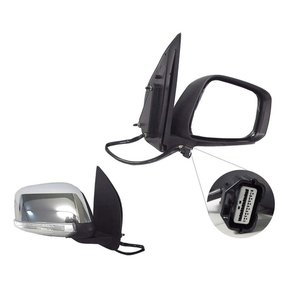 RIGHT FRONT DOOR MIRROR TO SUIT NISSAN PATHFINDER R51 5/2005–10/2013