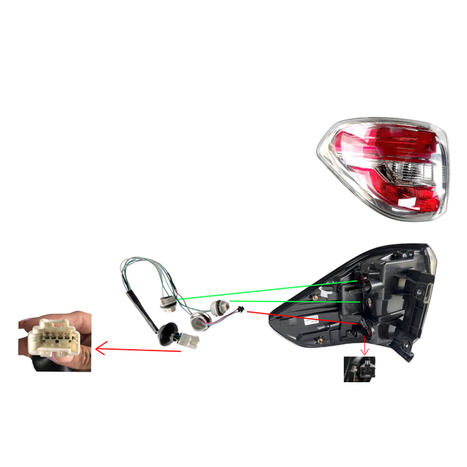 LEFT TAIL LIGHT TO SUIT NISSAN PATROL Y62 12/2012–8/2019