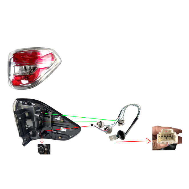 RIGHT TAIL LIGHT TO SUIT NISSAN PATROL Y62 12/2012–8/2019