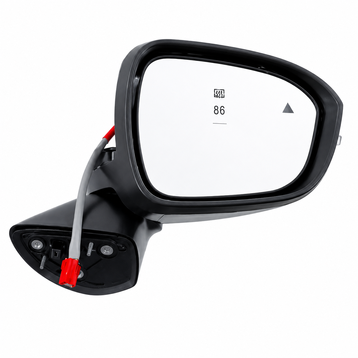 RIGHT FRONT DOOR MIRROR TO SUIT MITSUBISHI OUTLANDER WAGON ZM MODELS BETWEEN 8/2021-5/2025 (NO AUTO FOLD NO HEATER NO MEMORY NO CAMERA)
