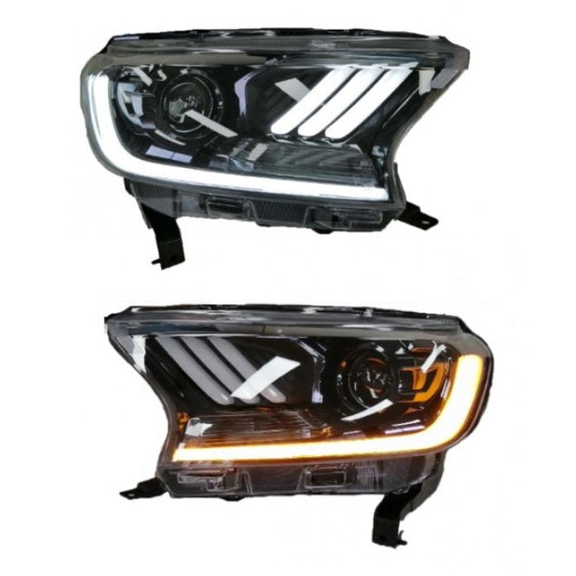 HEAD LIGHTS - PERFORMANCE SET TO SUIT FORD RANGER PX 7/2015–CURRENT
