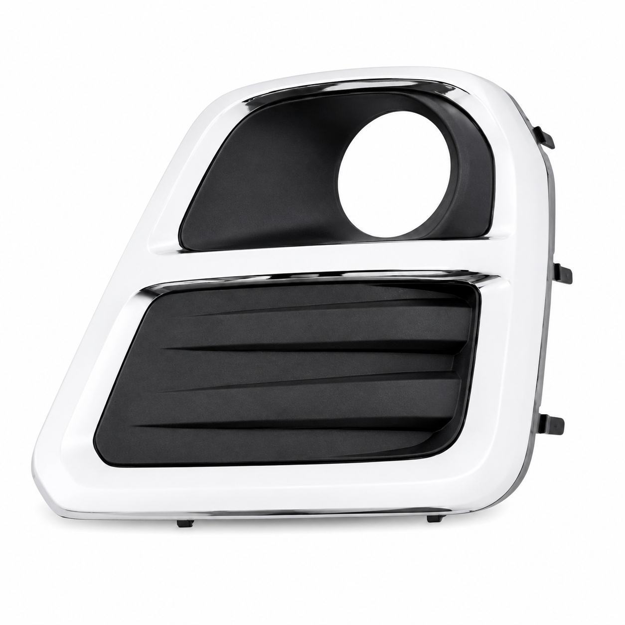 RIGHT FOG LIGHT COVER TO SUIT SUBARU FORESTER WAGON S5 2.5I PREMIUM MODELS BETWEEN 7/2018-7/2021 (BLACK/CHROME SUIT ROUND FOG)