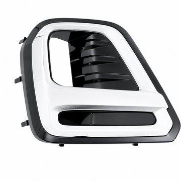 LEFT FOG LIGHT COVER TO SUIT SUBARU FORESTER WAGON S5 2.5IS MODELS BETWEEN 7/2018-7/2021 (BLACK/CHROME SUIT RECTANGLE FOG)