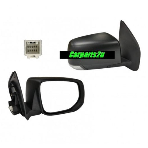 RIGHT FRONT DOOR MIRROR TO SUIT ISUZU MU-X SERIES 11/2013–1/2017