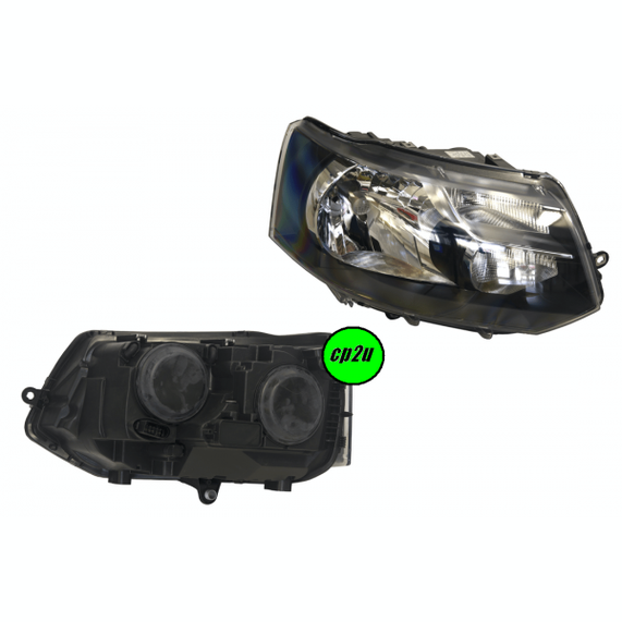RIGHT HEAD LIGHT TO SUIT VOLKSWAGEN TRANSPORTER T5 10/2009–12/2015