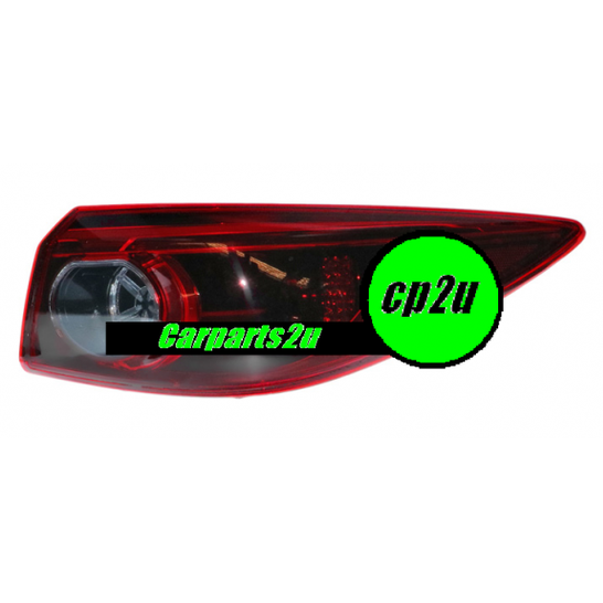 RIGHT TAIL LIGHT TO SUIT MAZDA 3 BM SEDAN 1/2014–7/2016