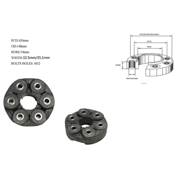 TAIL SHAFT COUPLING TO SUIT FORD TERRITORY SZ 6/2011–CURRENT
