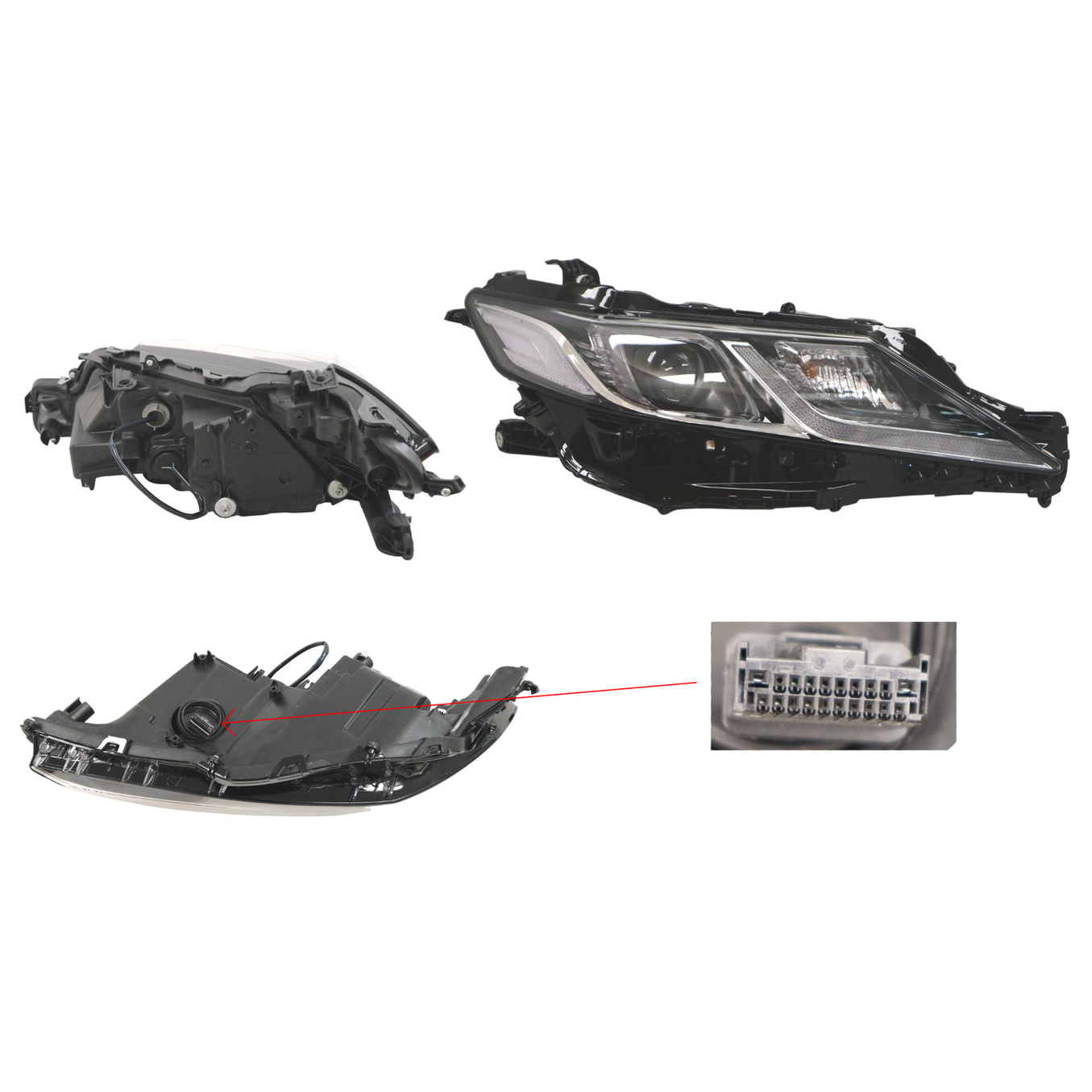 RIGHT HEAD LIGHT TO SUIT TOYOTA CAMRY ASV70 9/2017–2/2021