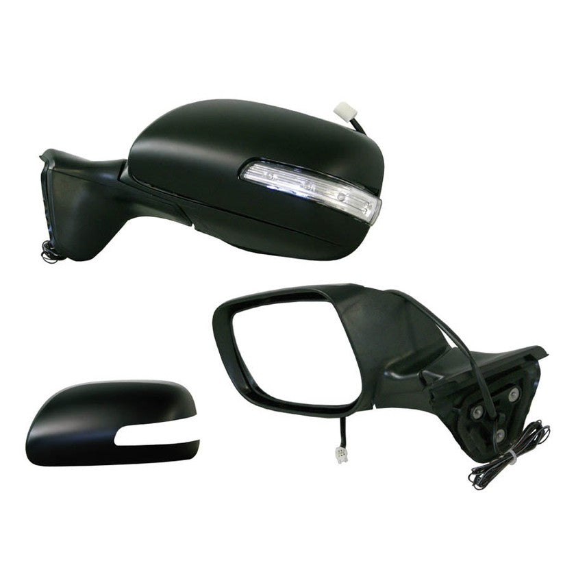 LEFT FRONT DOOR MIRROR TO SUIT TOYOTA COROLLA ZRE152 ZRE153 5 DOOR HATCH 10/2009–8/2012