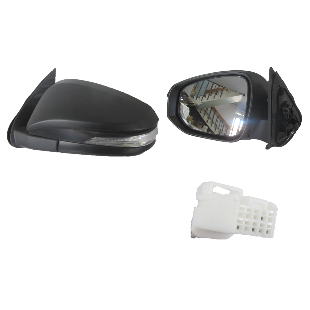 LEFT FRONT DOOR MIRROR TO SUIT TOYOTA FORTUNER GUN156R 7/2015–6/2020